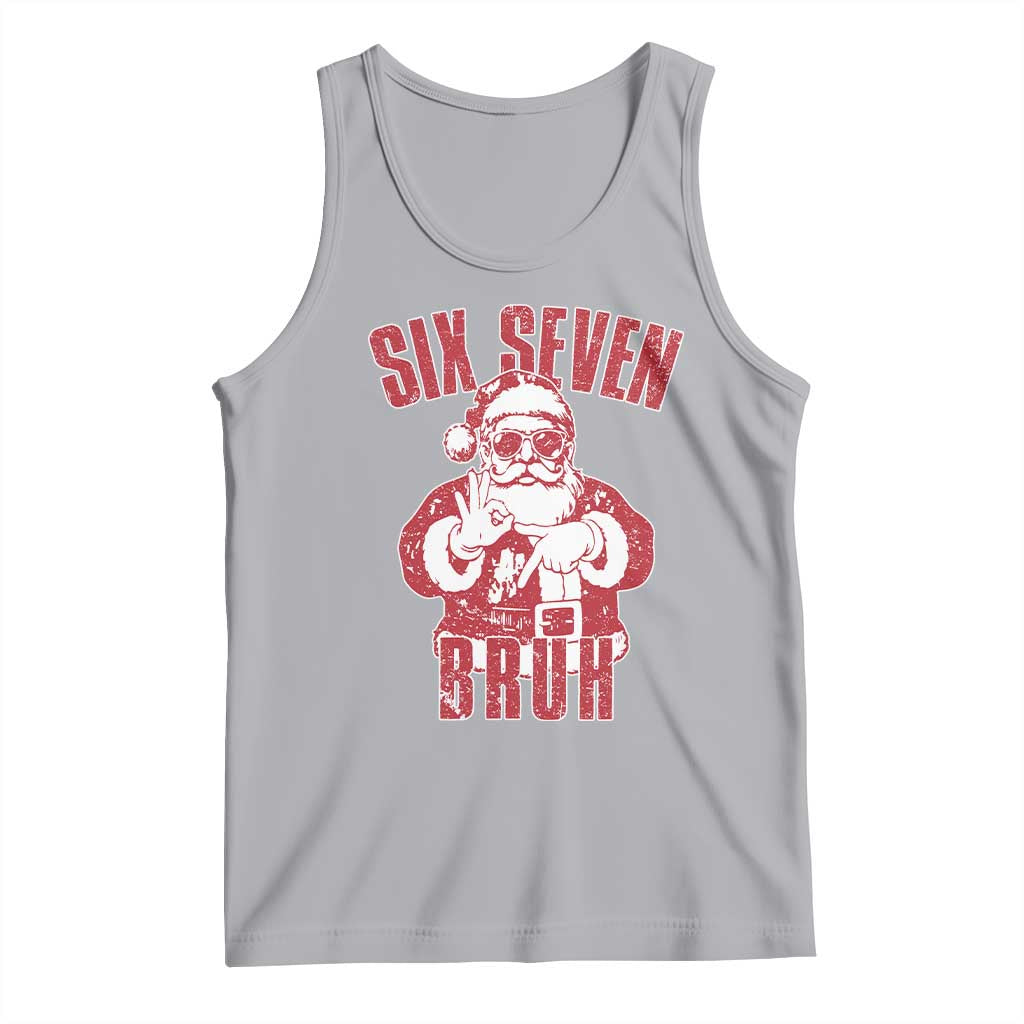 Six Seven Bruh Funny Christmas Tank Top Santa 67 Meme Teens Boys Kids Xmas Pajamas - Wonder Print Shop