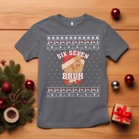 Funny Six Seven 6 7 Meme Ugly Christmas T Shirt Santa 67 Meme Xmas Pajamas - Wonder Print Shop