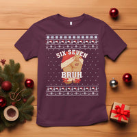 Funny Six Seven 6 7 Meme Ugly Christmas T Shirt Santa 67 Meme Xmas Pajamas - Wonder Print Shop