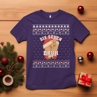 Funny Six Seven 6 7 Meme Ugly Christmas T Shirt Santa 67 Meme Xmas Pajamas - Wonder Print Shop