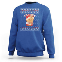 Funny Six Seven 6 7 Meme Ugly Christmas Sweatshirt Santa 67 Meme Xmas Pajamas - Wonder Print Shop