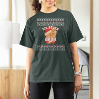 Funny Six Seven 6 7 Meme Ugly Christmas T Shirt For Women Santa 67 Meme Xmas Pajamas - Wonder Print Shop
