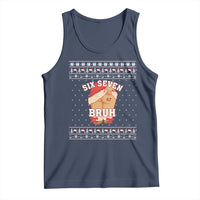 Funny Six Seven 6 7 Meme Ugly Christmas Tank Top Santa 67 Meme Xmas Pajamas - Wonder Print Shop
