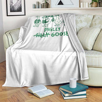 Philly Goose Throw Blanket Funny Philadelphia Football Fan Gear Silly Gooses - Wonder Print Shop