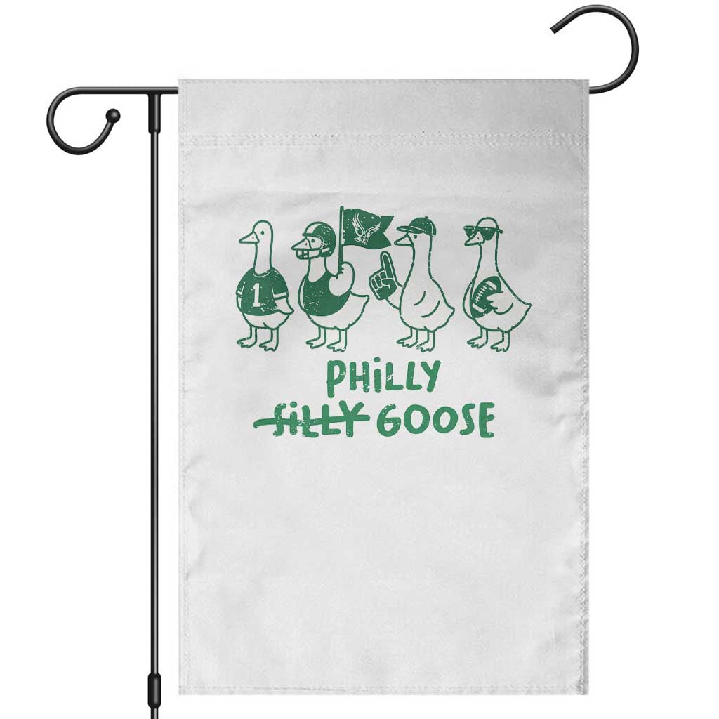 Philly Goose Garden Flag Funny Philadelphia Football Fan Gear Silly Gooses - Wonder Print Shop