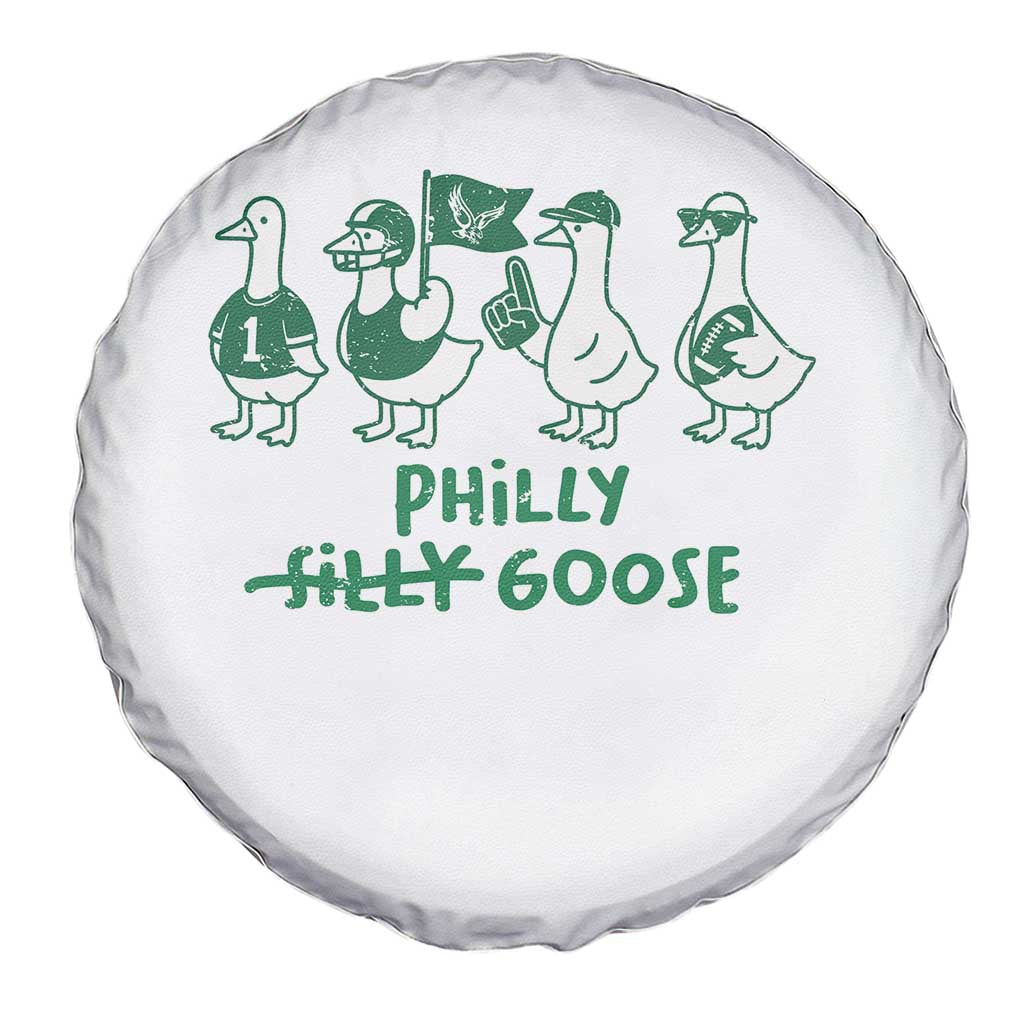 Philly Goose Spare Tire Cover Funny Philadelphia Football Fan Gear Silly Gooses - Wonder Print Shop
