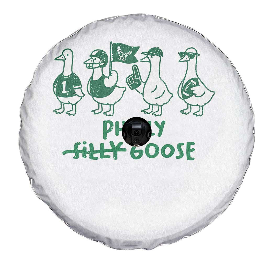 Philly Goose Spare Tire Cover Funny Philadelphia Football Fan Gear Silly Gooses - Wonder Print Shop