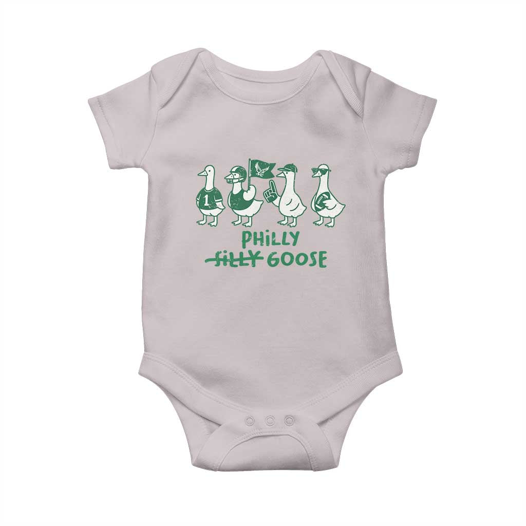 Philly Goose Baby Onesie Funny Philadelphia Football Fan Gear Silly Gooses - Wonder Print Shop