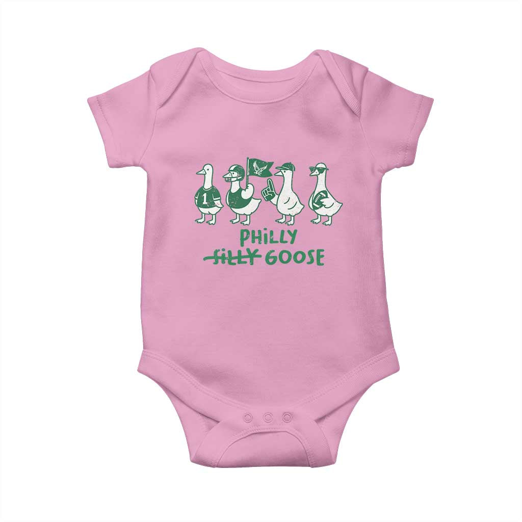 Philly Goose Baby Onesie Funny Philadelphia Football Fan Gear Silly Gooses - Wonder Print Shop