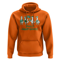 Philly Goose Hoodie Funny Philadelphia Football Fan Gear Silly Gooses - Wonder Print Shop