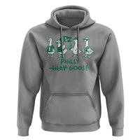 Philly Goose Hoodie Funny Philadelphia Football Fan Gear Silly Gooses - Wonder Print Shop