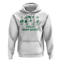 Philly Goose Hoodie Funny Philadelphia Football Fan Gear Silly Gooses - Wonder Print Shop