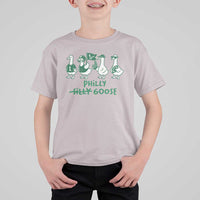 Philly Goose T Shirt For Kid Funny Philadelphia Football Fan Gear Silly Gooses - Wonder Print Shop
