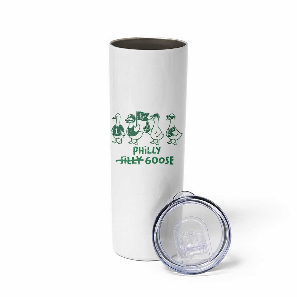 Philly Goose Skinny Tumbler Funny Philadelphia Football Fan Gear Silly Gooses - Wonder Print Shop