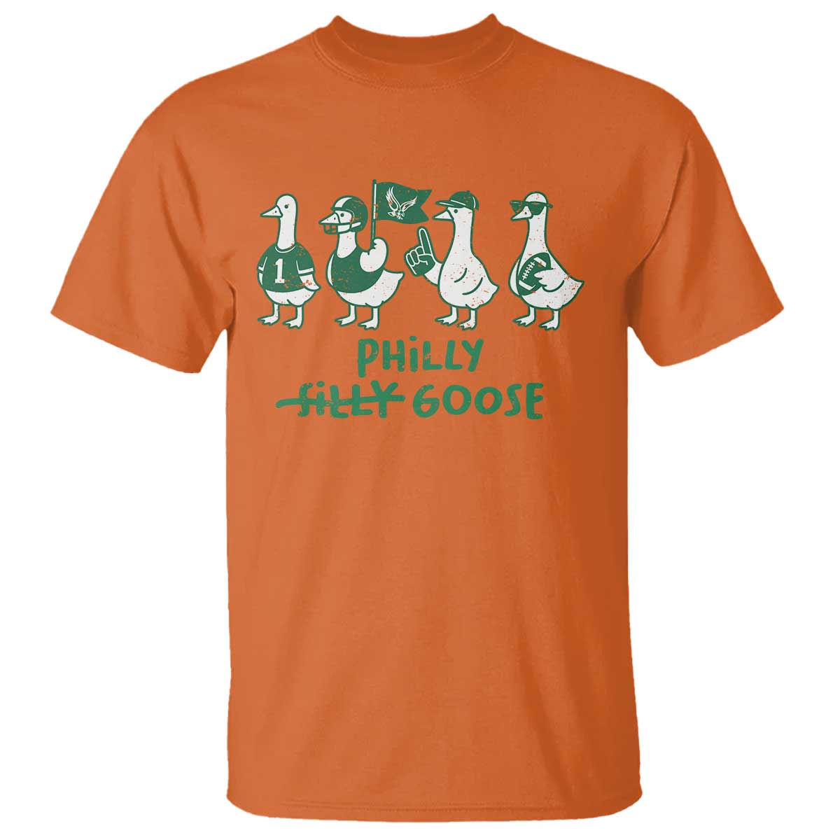 Philly Goose T Shirt Funny Philadelphia Football Fan Gear Silly Gooses - Wonder Print Shop