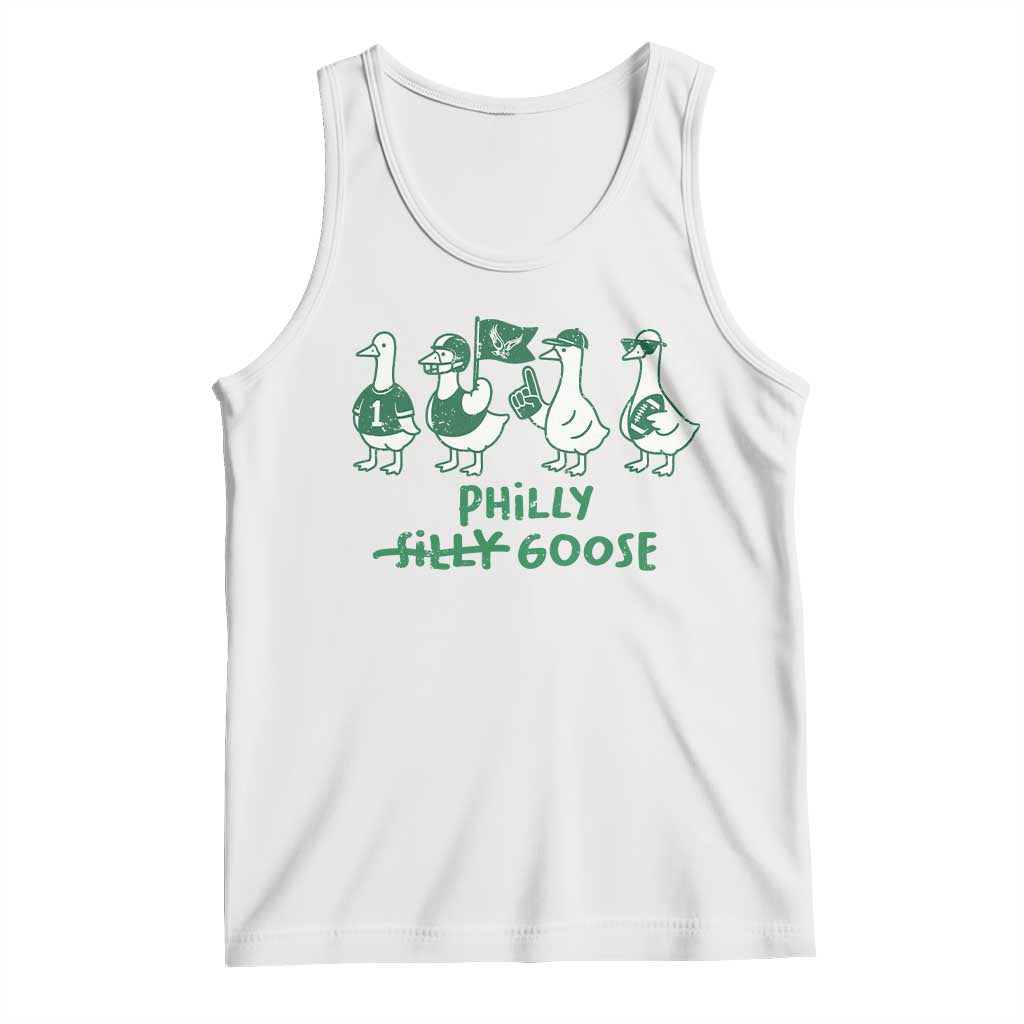 Philly Goose Tank Top Funny Philadelphia Football Fan Gear Silly Gooses - Wonder Print Shop