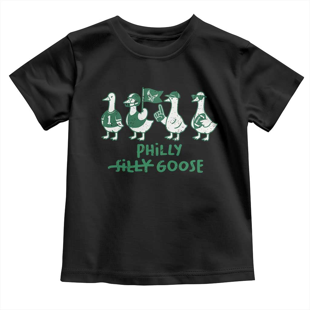 Philly Goose Toddler T Shirt Funny Philadelphia Football Fan Gear Silly Gooses - Wonder Print Shop