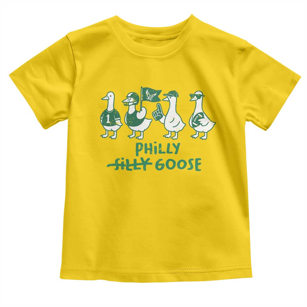 Philly Goose Toddler T Shirt Funny Philadelphia Football Fan Gear Silly Gooses - Wonder Print Shop