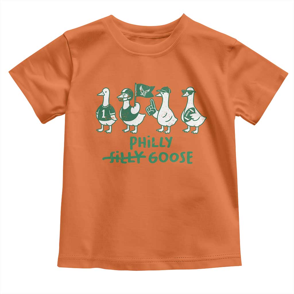 Philly Goose Toddler T Shirt Funny Philadelphia Football Fan Gear Silly Gooses - Wonder Print Shop