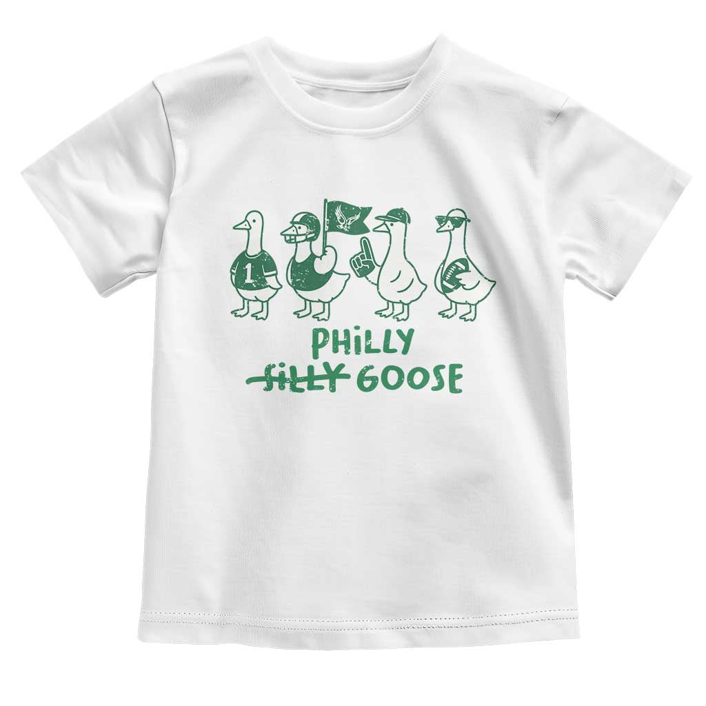 Philly Goose Toddler T Shirt Funny Philadelphia Football Fan Gear Silly Gooses - Wonder Print Shop