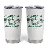 Philly Goose Tumbler Cup Funny Philadelphia Football Fan Gear Silly Gooses - Wonder Print Shop