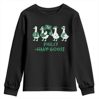 Philly Goose Youth Sweatshirt Funny Philadelphia Football Fan Gear Silly Gooses - Wonder Print Shop