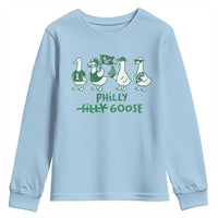 Philly Goose Youth Sweatshirt Funny Philadelphia Football Fan Gear Silly Gooses - Wonder Print Shop