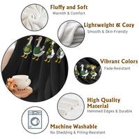 Vintage Green Bay Goose Throw Blanket Funny Silly Gooses Football - Wonder Print Shop