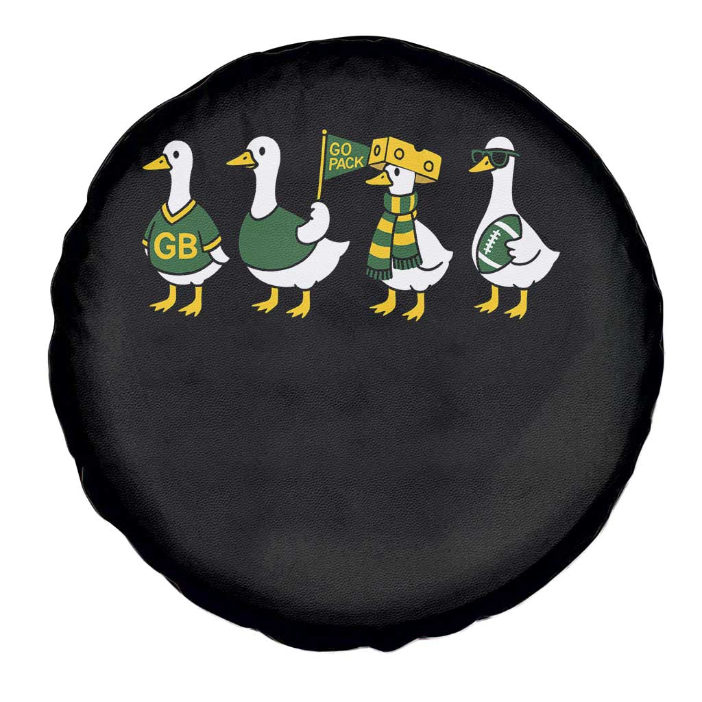 Vintage Green Bay Goose Spare Tire Cover Funny Silly Gooses Football - Wonder Print Shop
