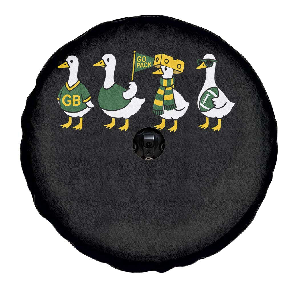 Vintage Green Bay Goose Spare Tire Cover Funny Silly Gooses Football - Wonder Print Shop