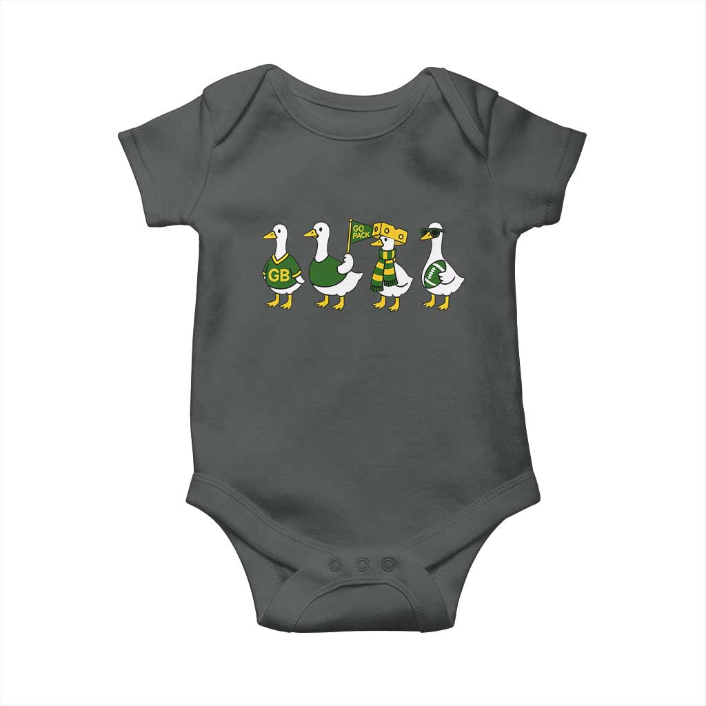 Vintage Green Bay Goose Baby Onesie Funny Silly Gooses Football - Wonder Print Shop