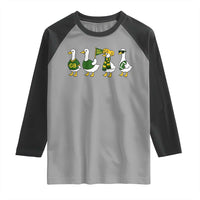 Vintage Green Bay Goose Raglan Shirt Funny Silly Gooses Football - Wonder Print Shop