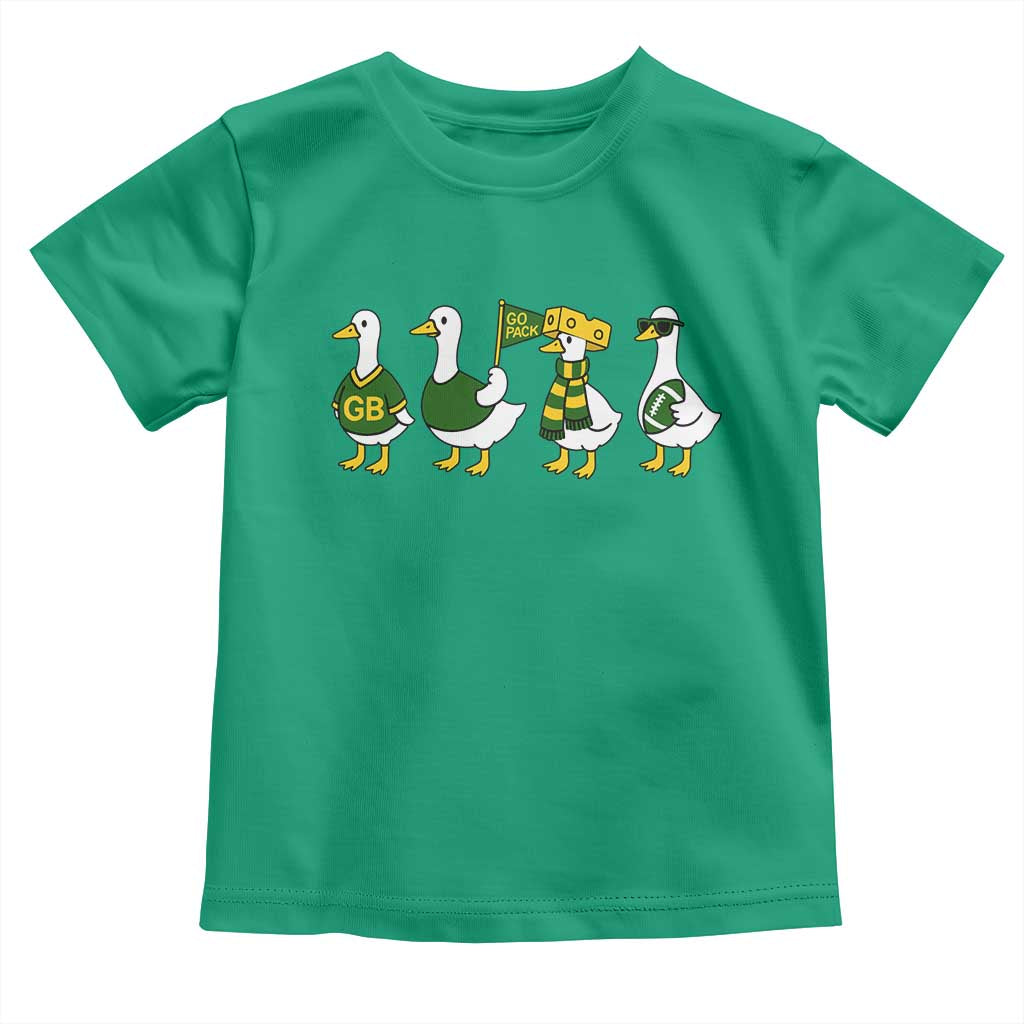 Vintage Green Bay Goose Toddler T Shirt Funny Silly Gooses Football - Wonder Print Shop