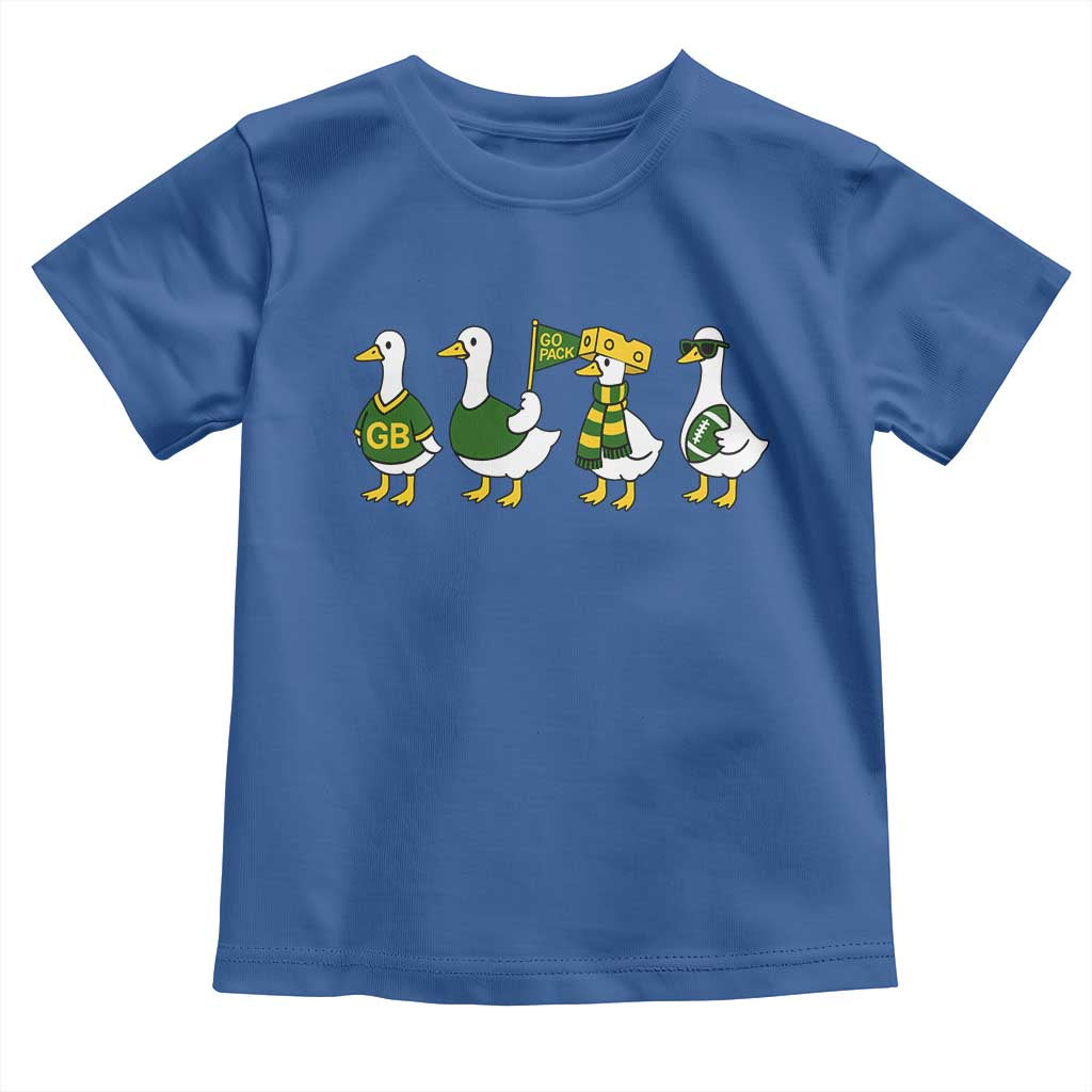 Vintage Green Bay Goose Toddler T Shirt Funny Silly Gooses Football - Wonder Print Shop