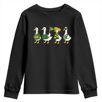 Vintage Green Bay Goose Youth Sweatshirt Funny Silly Gooses Football - Wonder Print Shop