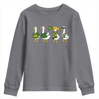 Vintage Green Bay Goose Youth Sweatshirt Funny Silly Gooses Football - Wonder Print Shop