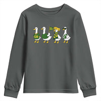 Vintage Green Bay Goose Youth Sweatshirt Funny Silly Gooses Football - Wonder Print Shop