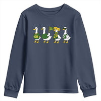Vintage Green Bay Goose Youth Sweatshirt Funny Silly Gooses Football - Wonder Print Shop