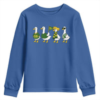 Vintage Green Bay Goose Youth Sweatshirt Funny Silly Gooses Football - Wonder Print Shop