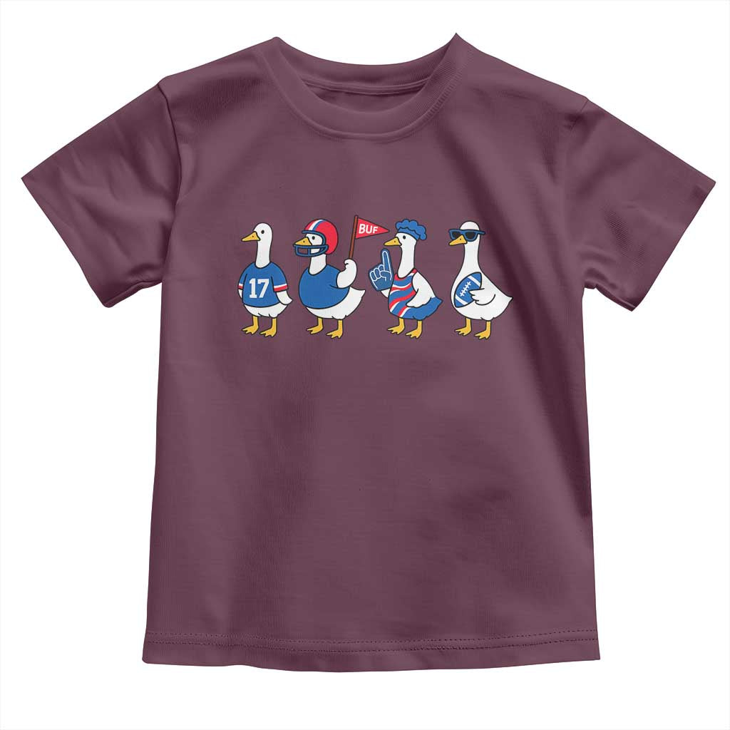 Buffalo Goose Toddler T Shirt Funny Bills Fan Silly Gooses - Wonder Print Shop