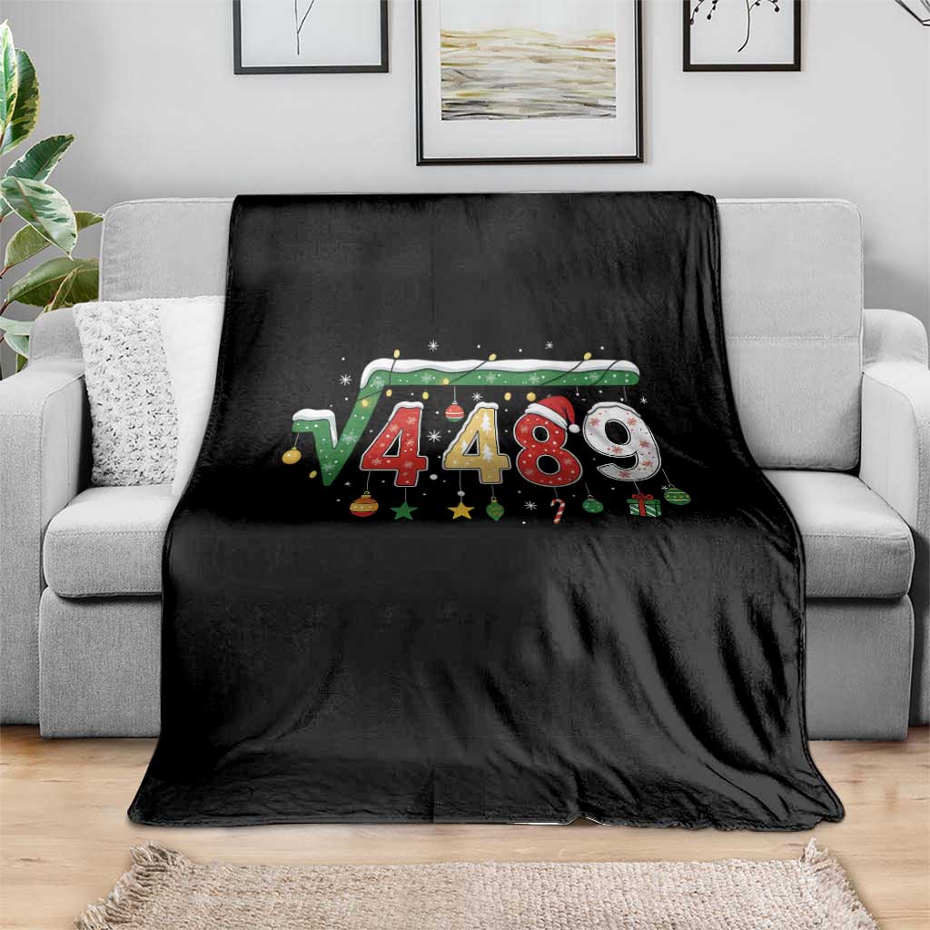 Math 67 Meme Funny Six Seven Funny Christmas Throw Blanket Funny Math Teacher Teen Slang Boys Kids Xmas Pajamas - Wonder Print Shop