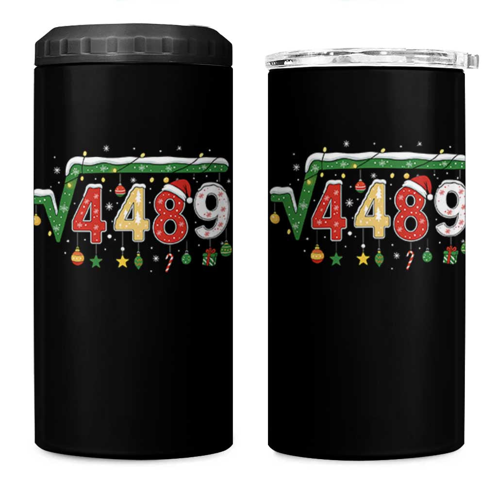 Math 67 Meme Funny Six Seven Funny Christmas 4 in 1 Can Cooler Tumbler Funny Math Teacher Teen Slang Boys Kids Xmas Pajamas - Wonder Print Shop