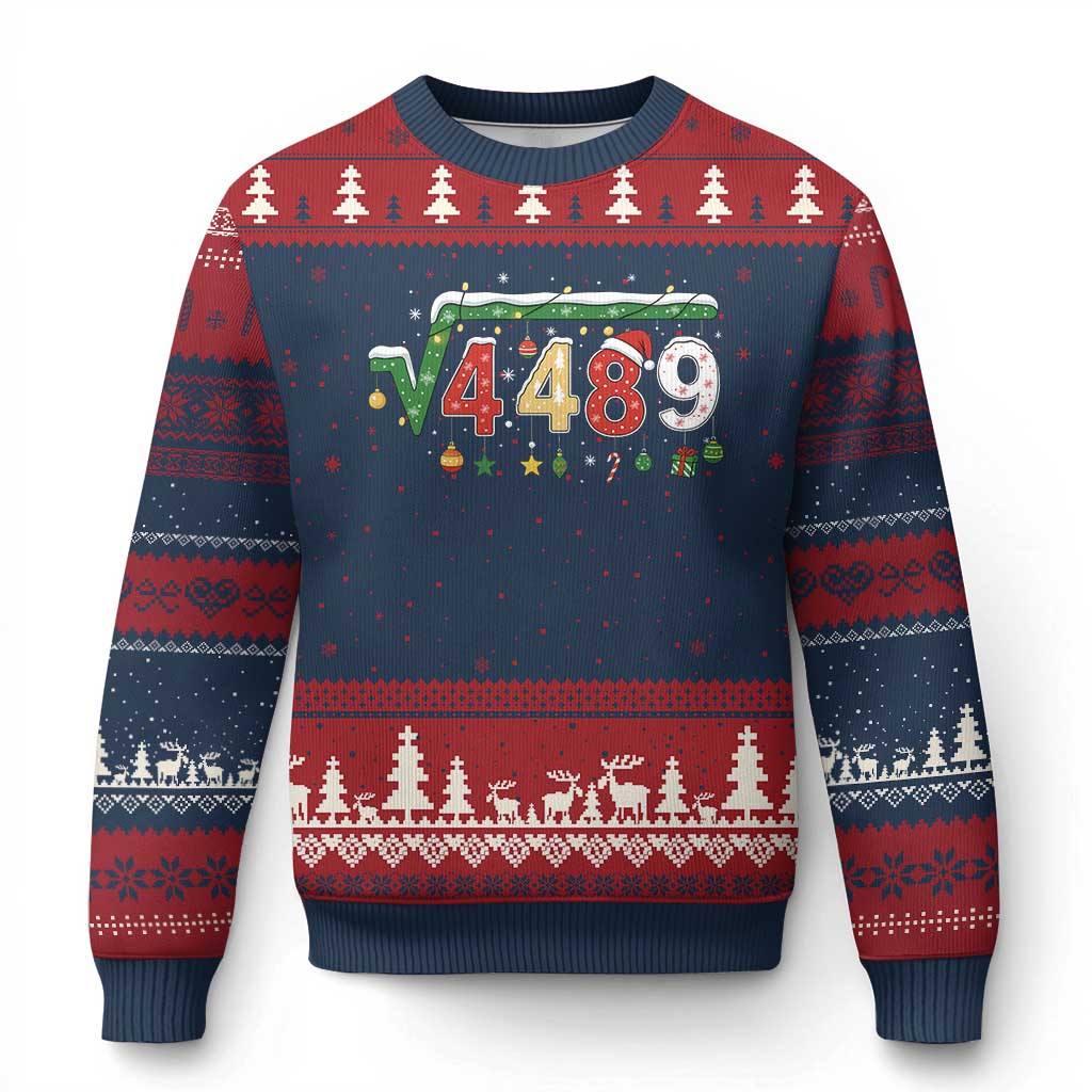 Math 67 Meme Funny Six Seven Funny Xmas Ugly Christmas Sweater Funny Math Teacher Teen Slang Boys Kids Xmas Pajamas - Wonder Print Shop