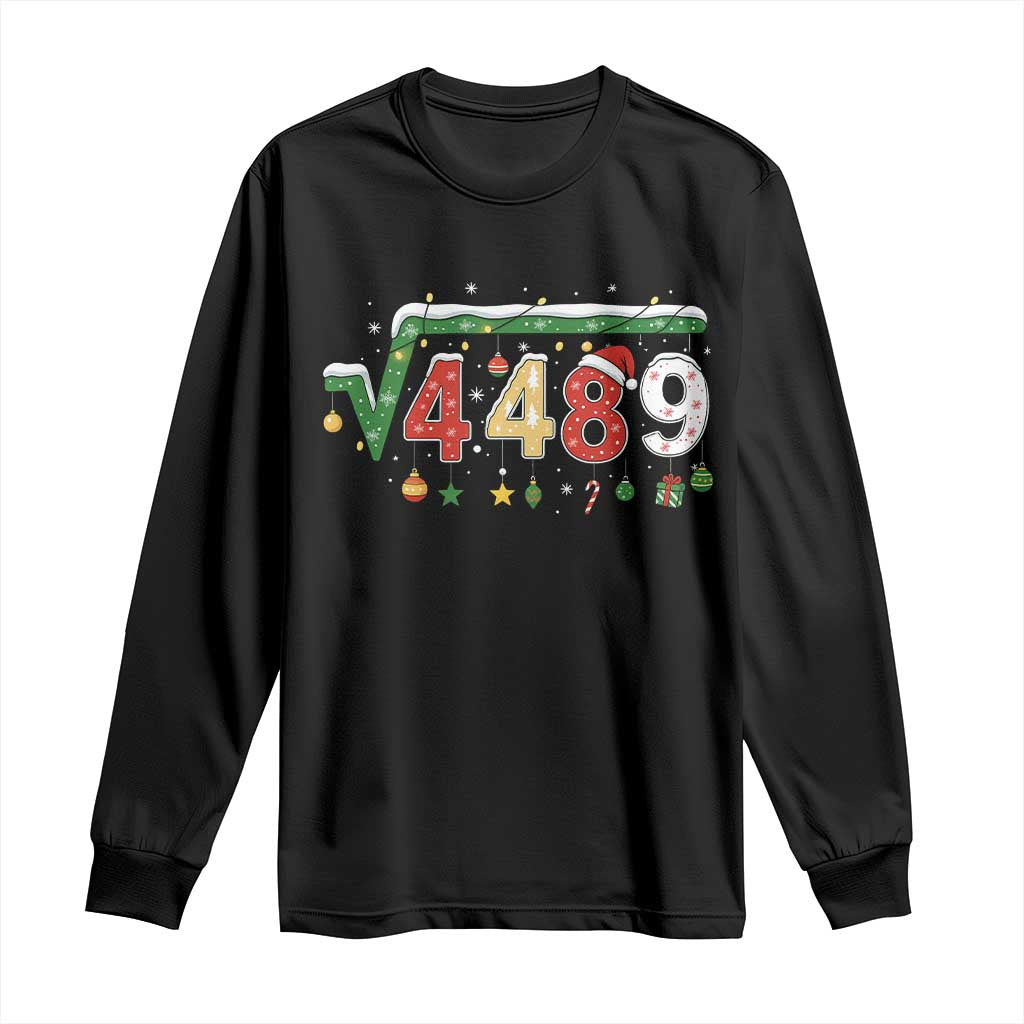 Math 67 Meme Funny Six Seven Funny Christmas Long Sleeve Shirt Funny Math Teacher Teen Slang Boys Kids Xmas Pajamas - Wonder Print Shop