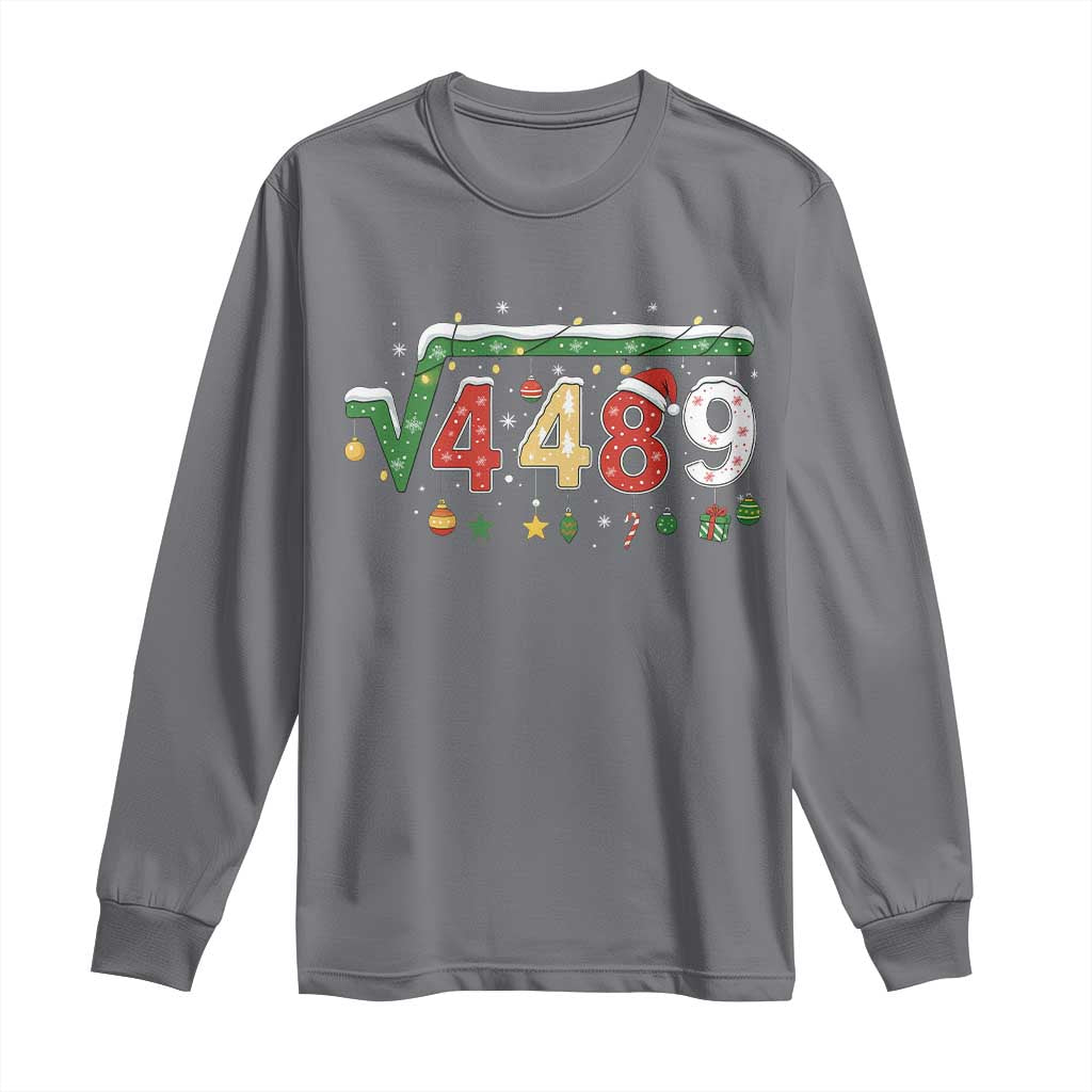 Math 67 Meme Funny Six Seven Funny Christmas Long Sleeve Shirt Funny Math Teacher Teen Slang Boys Kids Xmas Pajamas - Wonder Print Shop