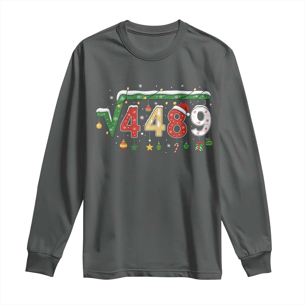 Math 67 Meme Funny Six Seven Funny Christmas Long Sleeve Shirt Funny Math Teacher Teen Slang Boys Kids Xmas Pajamas - Wonder Print Shop