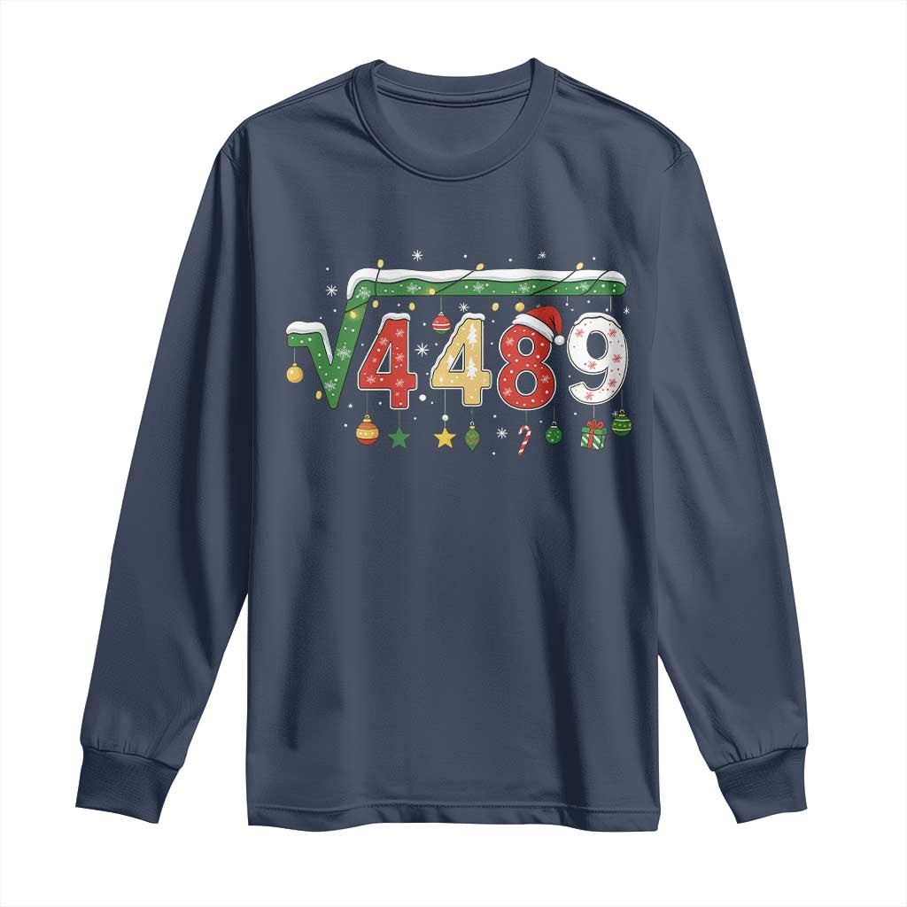 Math 67 Meme Funny Six Seven Funny Christmas Long Sleeve Shirt Funny Math Teacher Teen Slang Boys Kids Xmas Pajamas - Wonder Print Shop