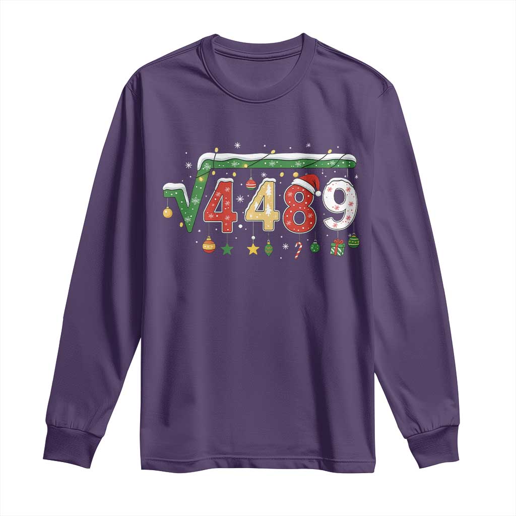 Math 67 Meme Funny Six Seven Funny Christmas Long Sleeve Shirt Funny Math Teacher Teen Slang Boys Kids Xmas Pajamas - Wonder Print Shop