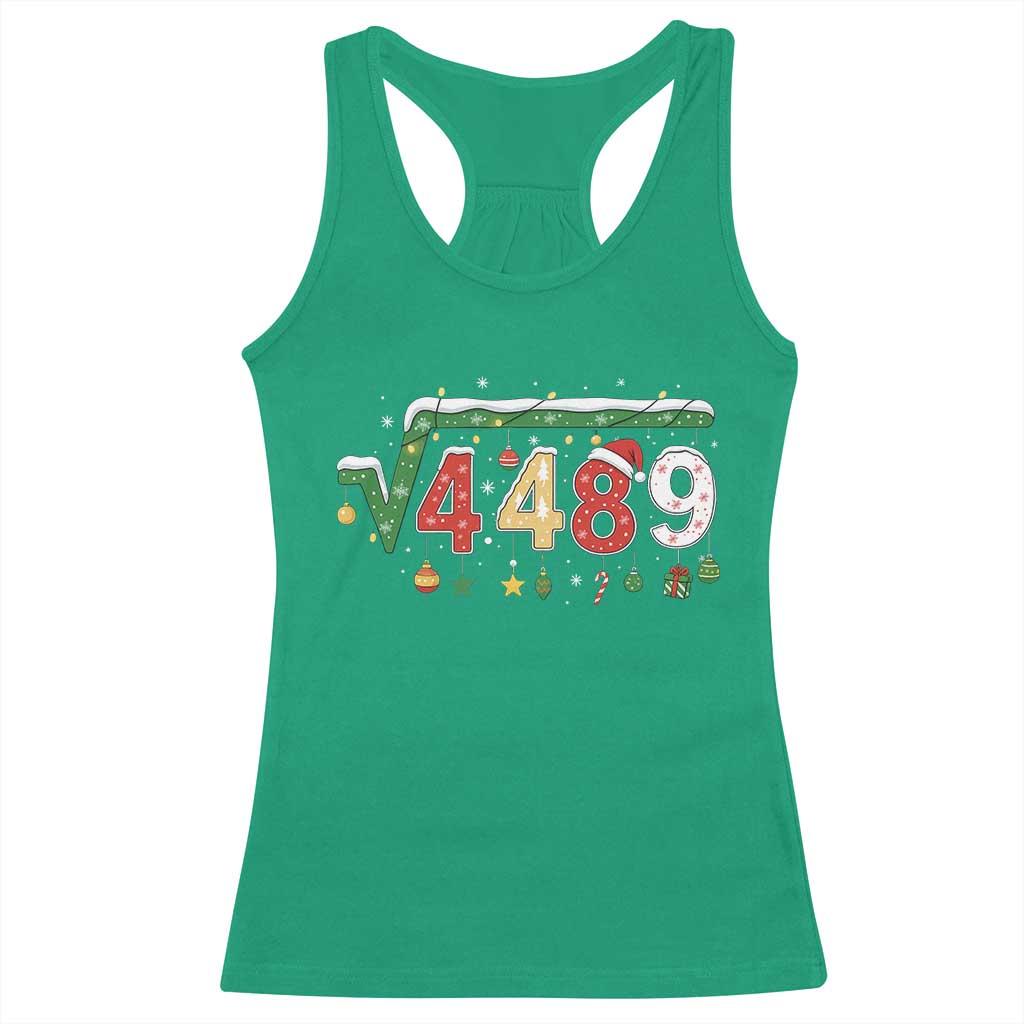 Math 67 Meme Funny Six Seven Funny Christmas Racerback Tank Top Funny Math Teacher Teen Slang Boys Kids Xmas Pajamas - Wonder Print Shop