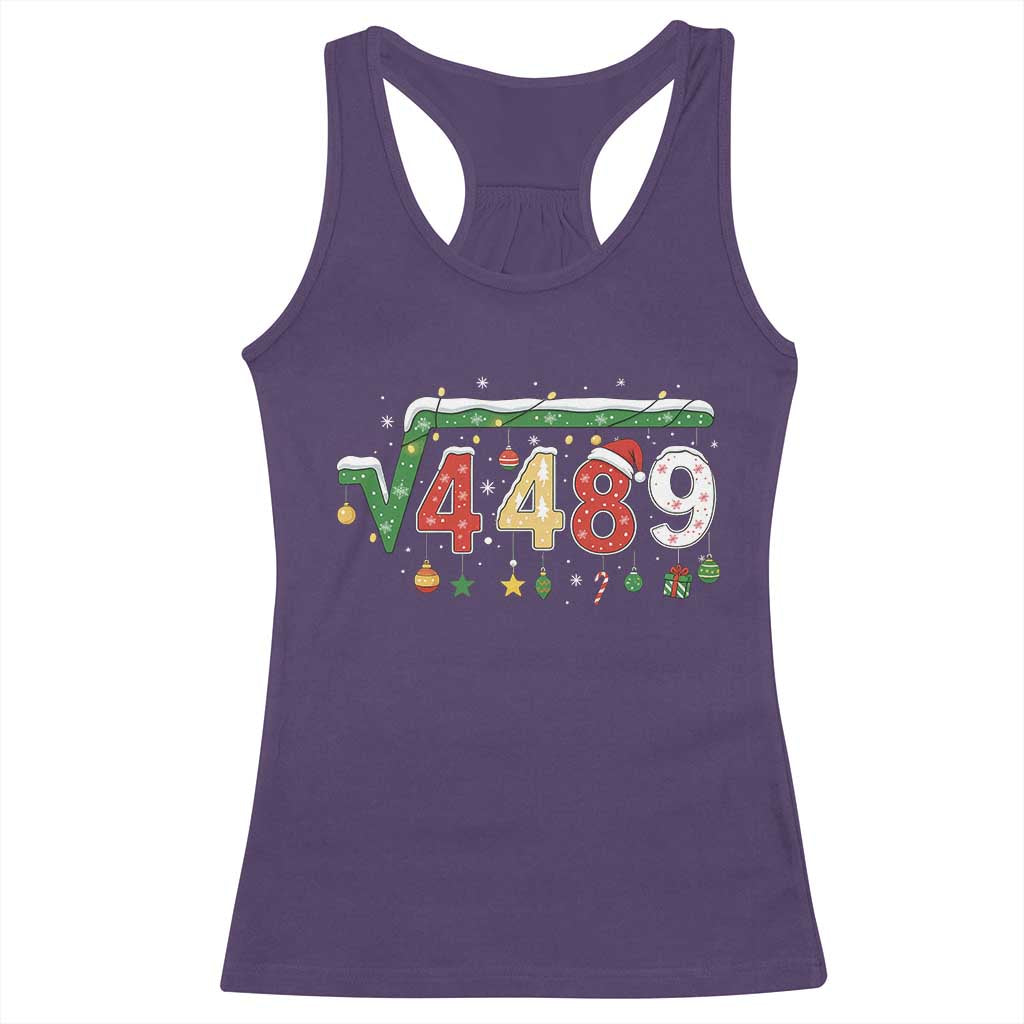 Math 67 Meme Funny Six Seven Funny Christmas Racerback Tank Top Funny Math Teacher Teen Slang Boys Kids Xmas Pajamas - Wonder Print Shop